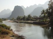 Landschaft am Hamox Fluss