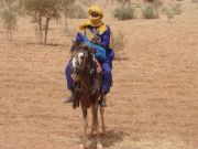 Tuarek-Reiter im Sonntagsstaat (Mali)