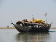Transportboote auf dem Niger