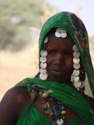 Frauen in einem Peul-Dorf