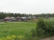 Sibirisches Dorf in Richtng Novosibirks
