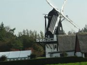 Windmühle auf dem Weg zum Campingplatz in Nykobing(Dänemark)