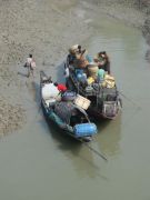 Auf dem Weg von Kolkata zu den Sunderbans (Größtes Mangrovengebiet der Erde)