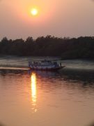 Sonnenuntergang - Boot unseres Typs