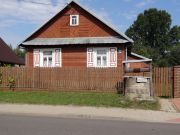 Trcescianka - russisches Holzhaus - Dorf der offenen Fensterläden