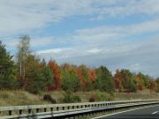 Der Herbst beginnt an der Autobahn A73