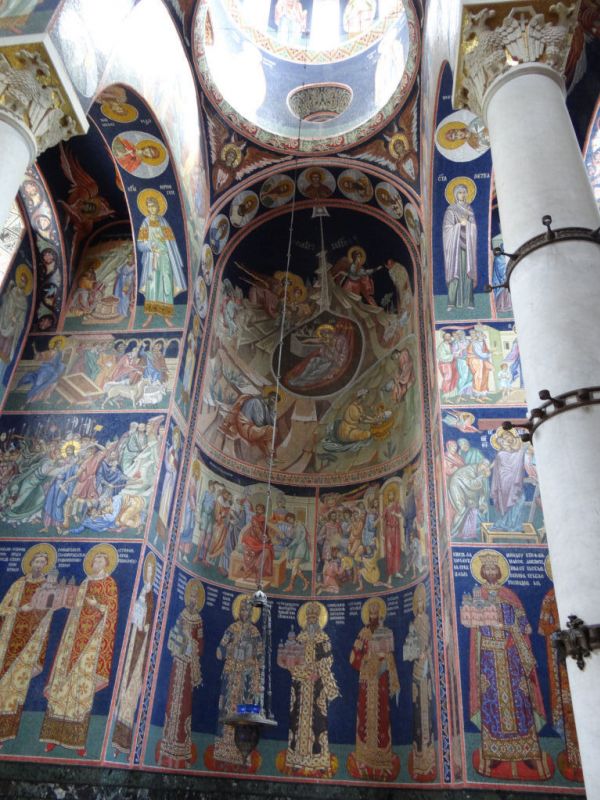 Mosaik in der Georskirche in Topola