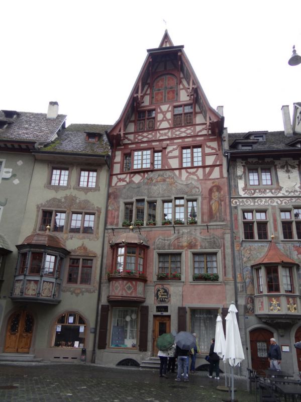Häuser aus dem Mittelalter in Stein am Rhein