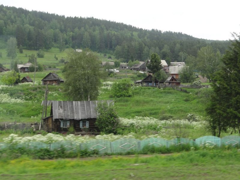 Dorf im Ural