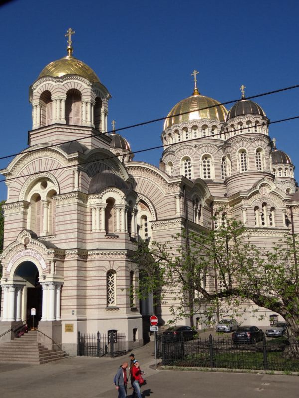 Riga - russisch ortodoxe Kirche Christi Geburt
