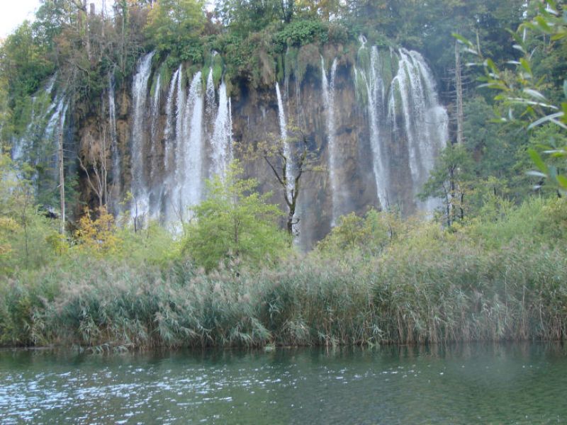 Wasserfälle im Nationalpark "Plitwitzer Seen"