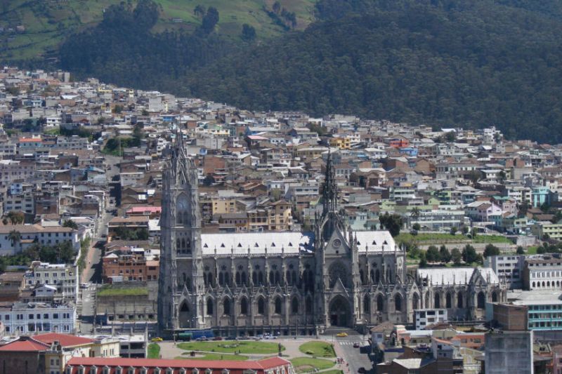 Quito mit Basillika