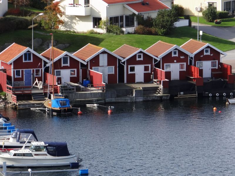 Bootshäuser in Smögen