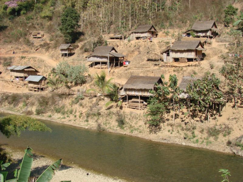 Das Dorf Ming(Laos)