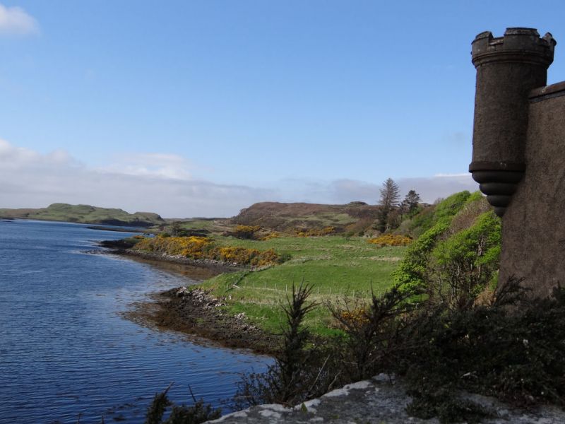 Ausblick von Dunvegan Castle aus
