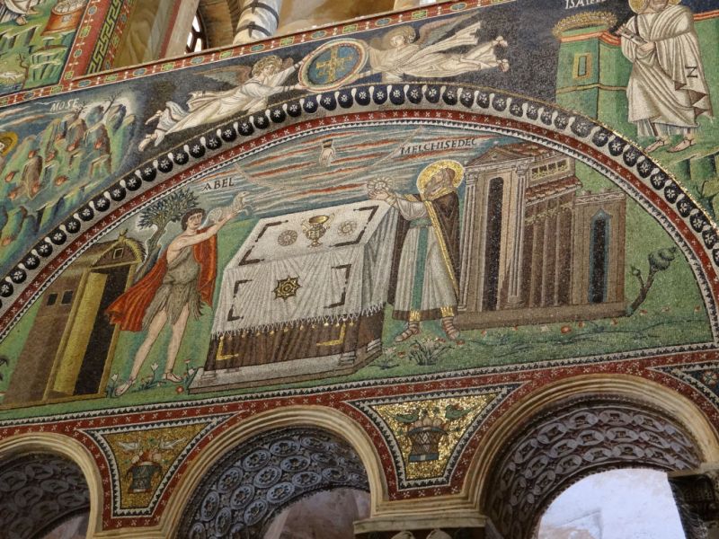Mosaic in der Grabkammer der Schweste r des Kaisers Honorius