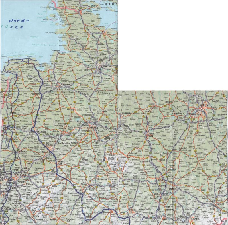 Route Norddeutschland