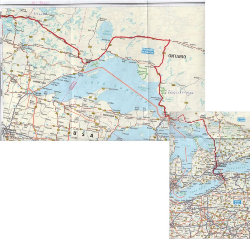 Route Kanada